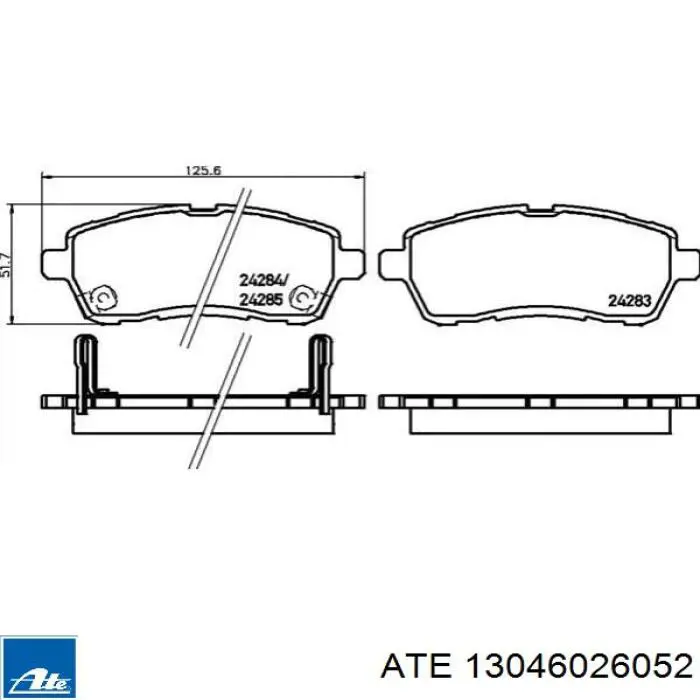 Передние тормозные колодки 1894272 Ford