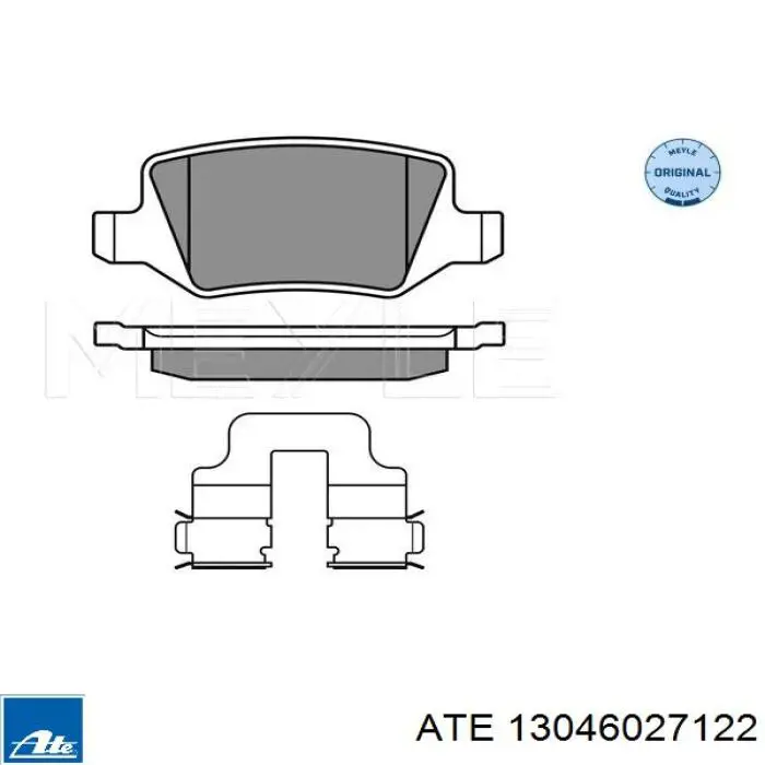 Колодки дисковые  ATE 13046027122 цена, от 25.42 USD