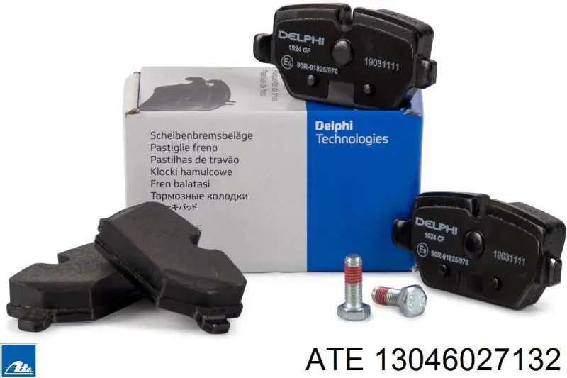 Купить 13046027132 ATE Колодки тормозные задние, дисковые