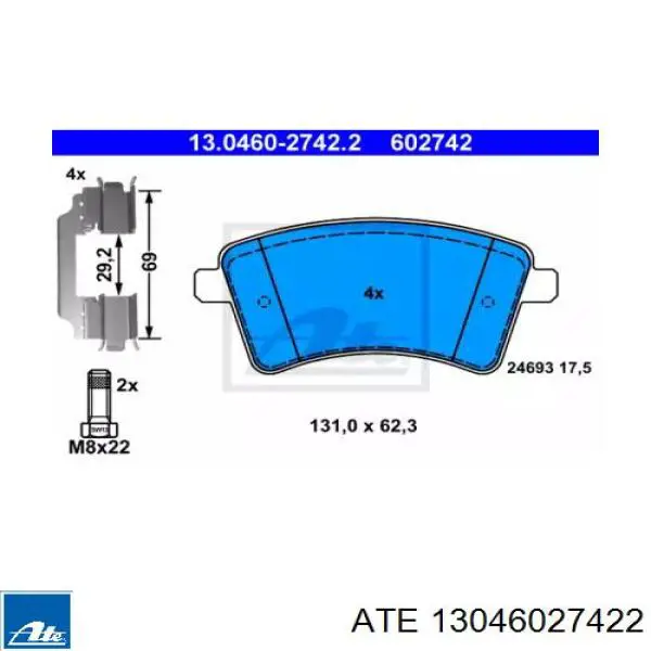 Тормозные колодки Delphi LP3715