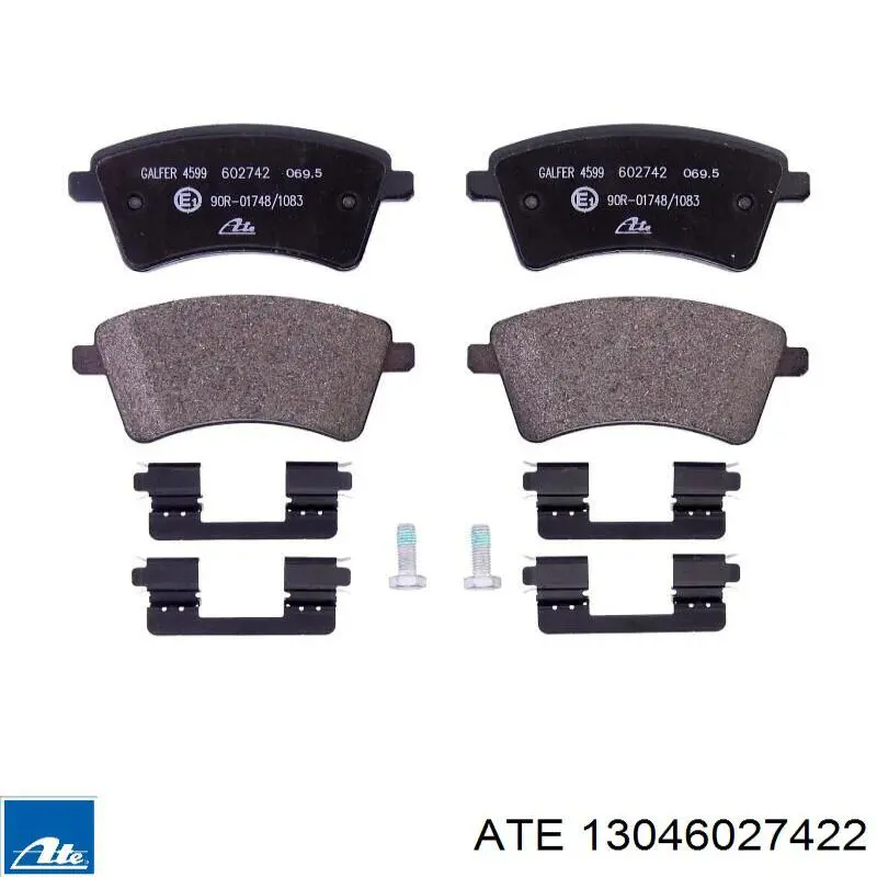Передние тормозные колодки LP3715 Delphi
