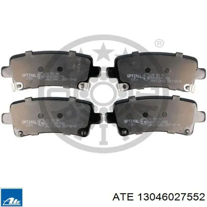 Колодки дисковые  ATE 13046027552 цена, от 47.63 USD