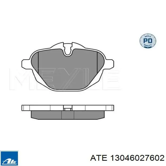 Купить 13046027602 ATE Колодки тормозные задние, дисковые
