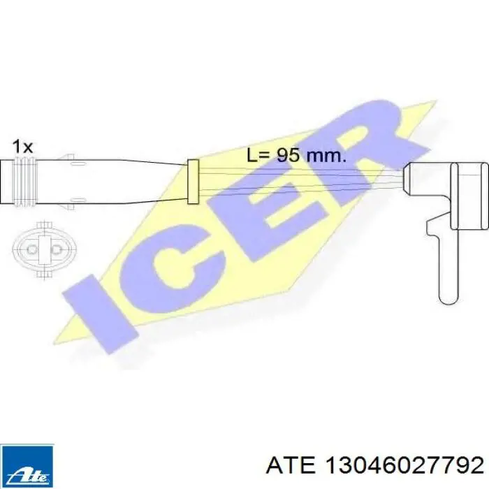 Колодки ATE 13046027792 цена, от 55.15 USD
