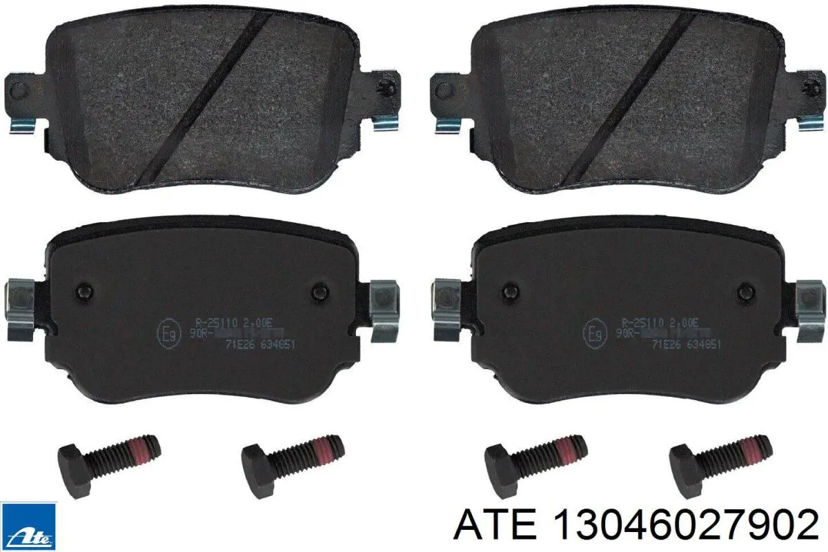 Колодки дисковые  ATE 13046027902 цена, от 50.62 USD