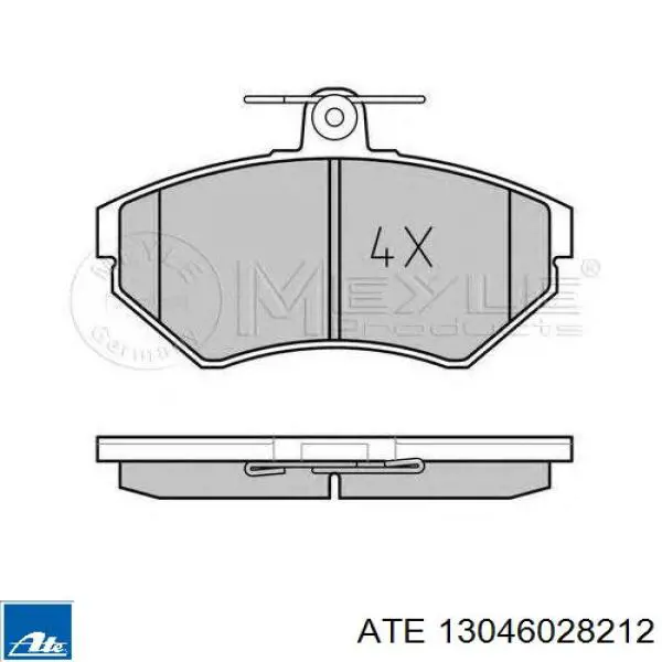 Тормозные колодки ATE 13046028212