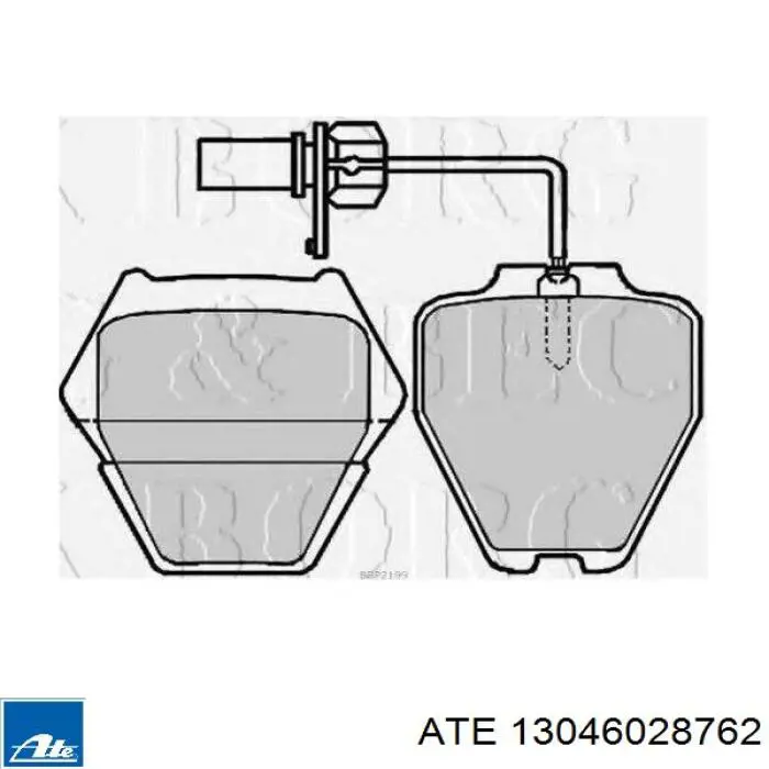 Купить 13046028762 ATE Колодки тормозные