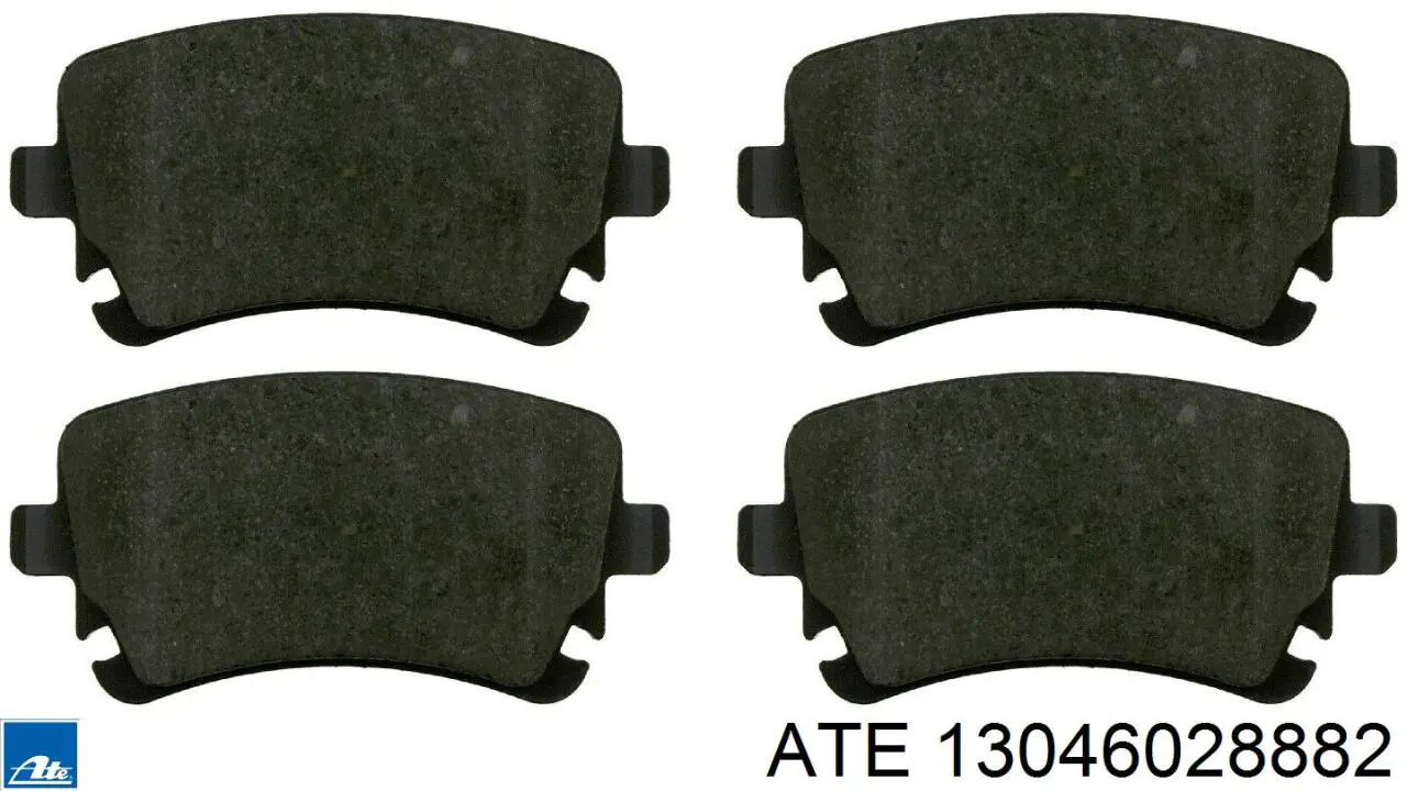 Задние дисковые колодки ATE 13046028882