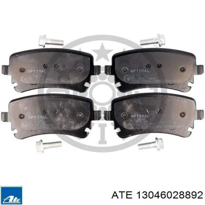 Колодки дисковые  ATE 13046028892 цена, от 30.51 USD