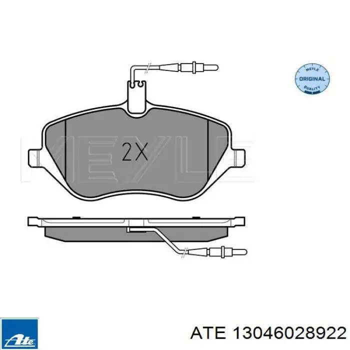 Тормозные колодки ATE 13046028922