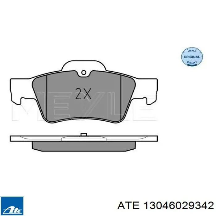 Тормозные колодки ATE 13046029342
