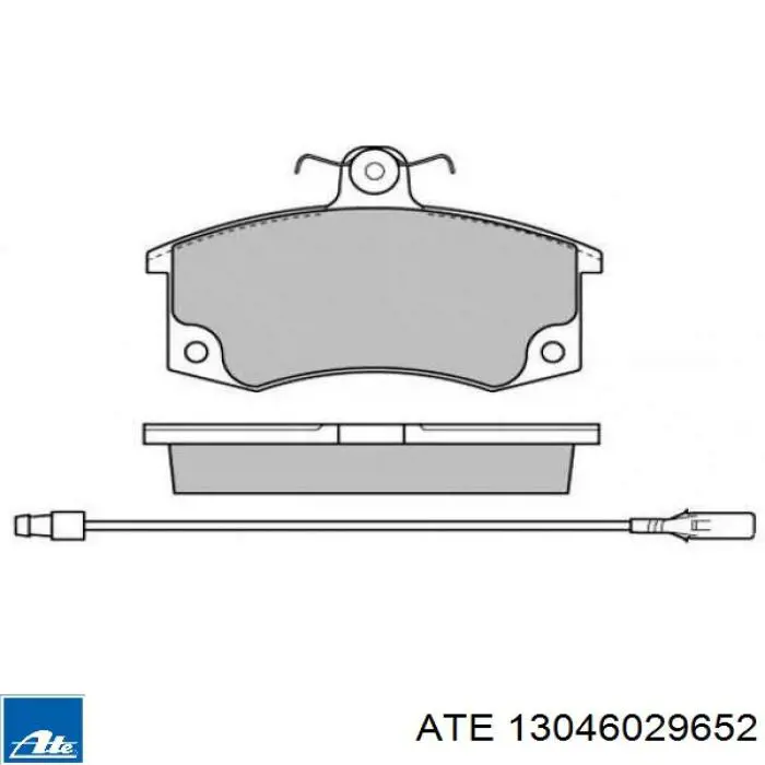 Тормозные колодки ATE 13046029652
