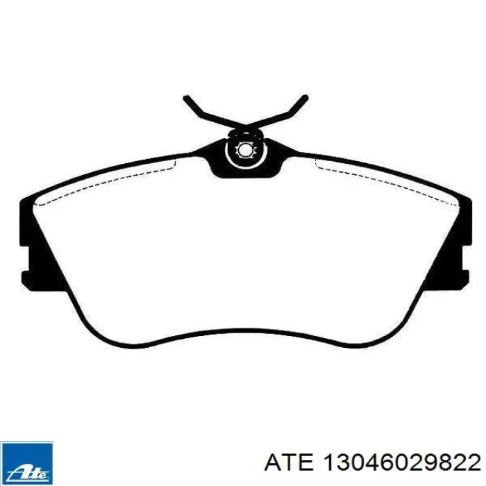 Тормозные колодки ATE 13046029822