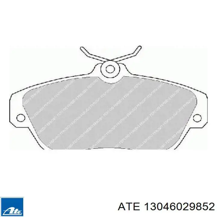 Тормозные колодки ATE 13046029852