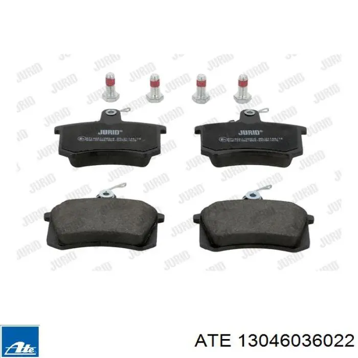 Купить 13046036022 ATE Колодки тормозные задние, дисковые