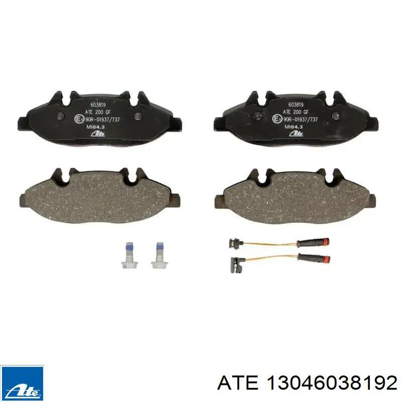 Колодки ATE 13046038192 цена, от 41.26 USD