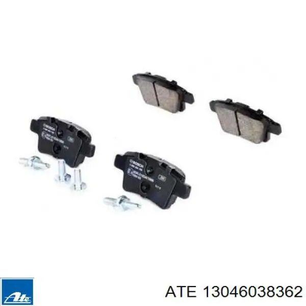 Задние тормозные колодки 13046038362 ATE