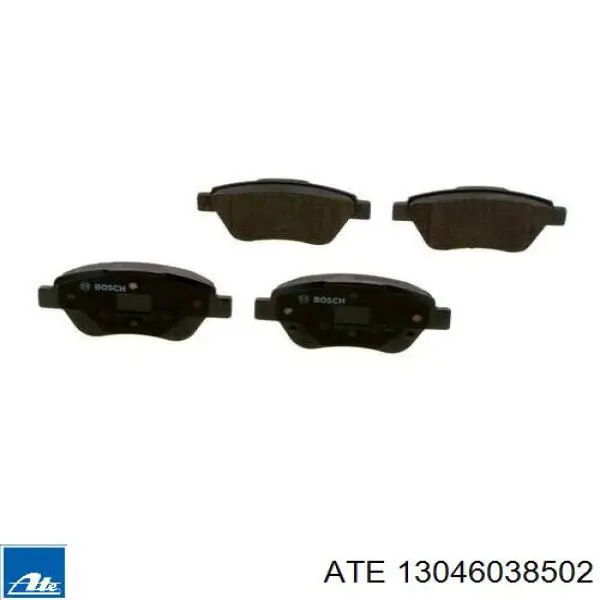 Передние тормозные колодки 13046038502 ATE