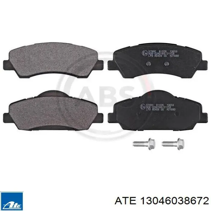 Купить 13046038672 ATE Колодки тормозные