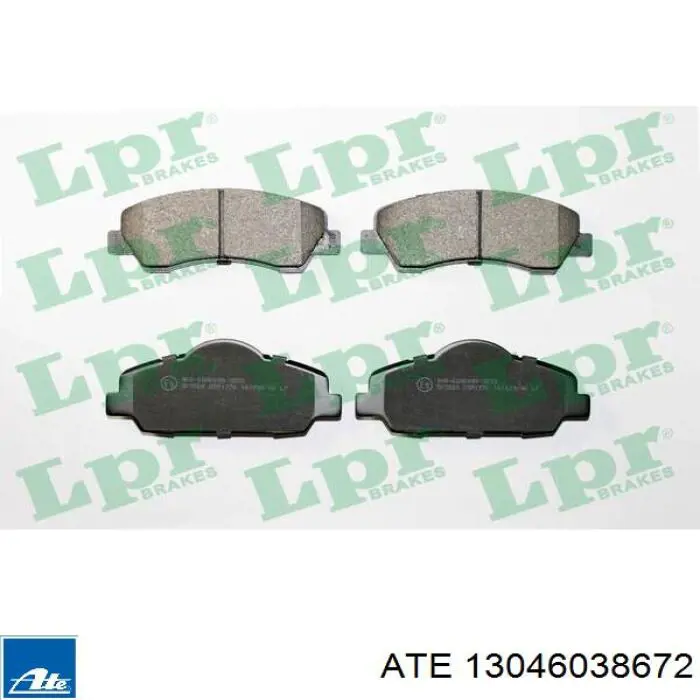 Тормозные колодки ATE 13046038672