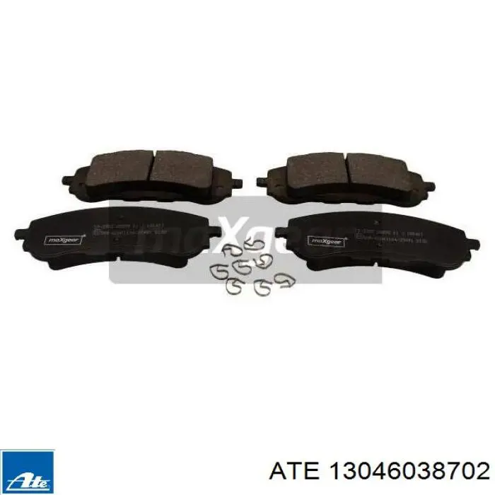 Передние тормозные колодки 13046038702 ATE