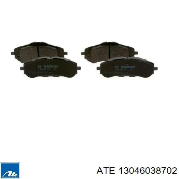 Купить 13046038702 ATE Колодки тормозные