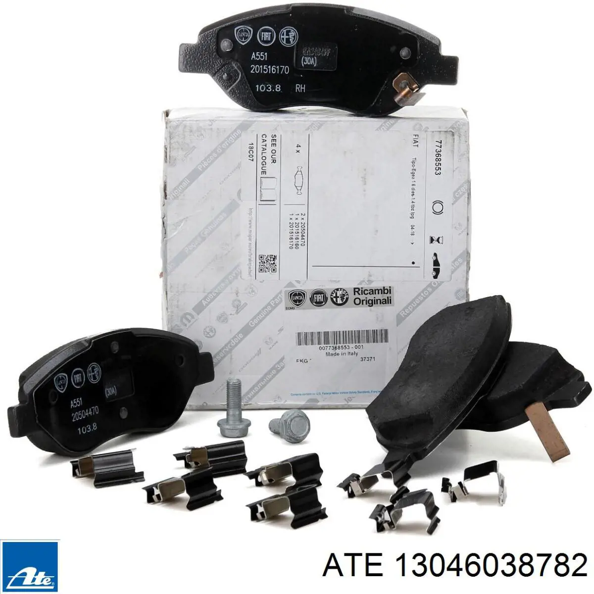 Передние тормозные колодки 573867J Jurid/Bendix
