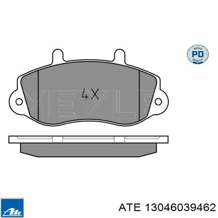 Тормозные колодки ATE 13046039462