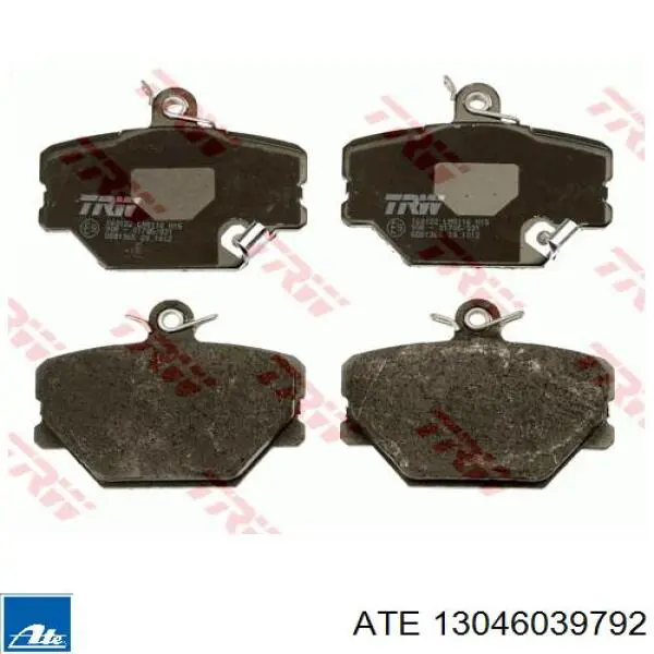 Колодки ATE 13046039792 цена, от 32.01 USD