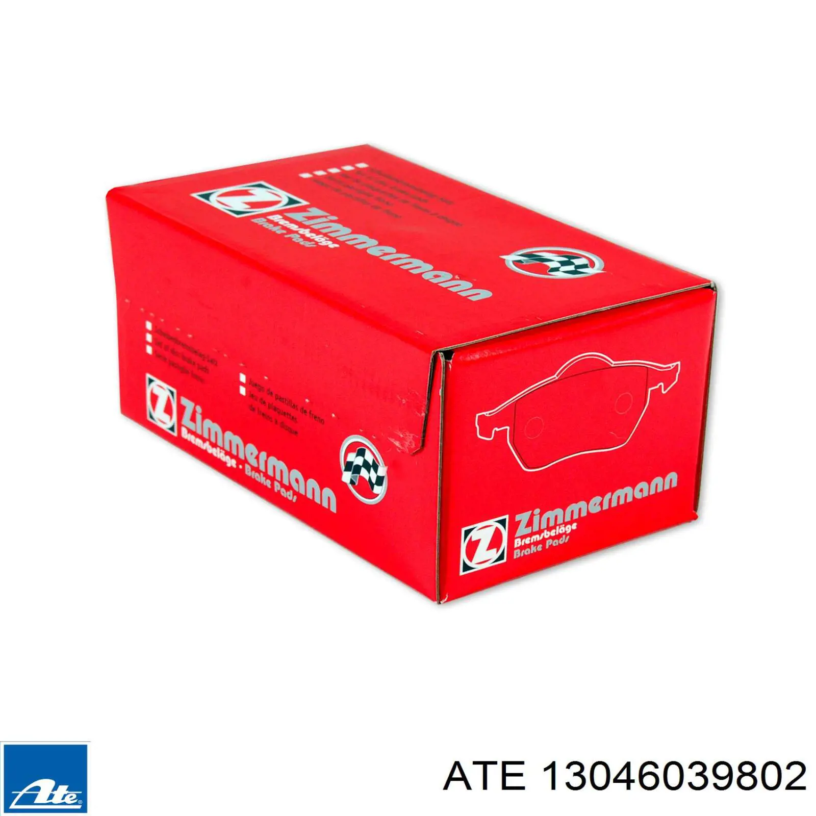 Тормозные колодки ATE 13046039802