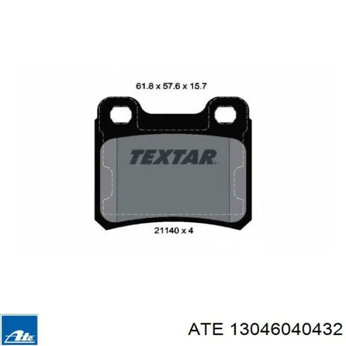 Колодки дисковые  ATE 13046040432 цена, от 11.40 USD