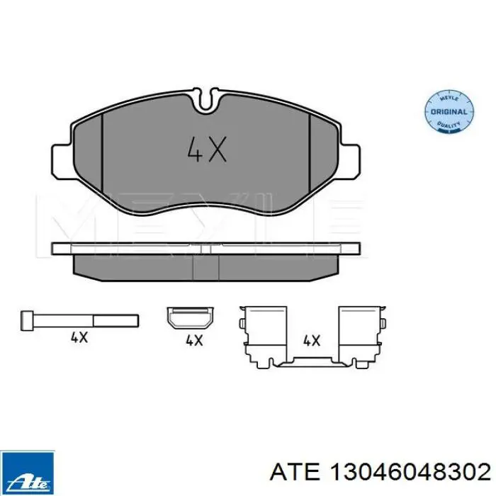 Купить 13046048302 ATE Колодки тормозные