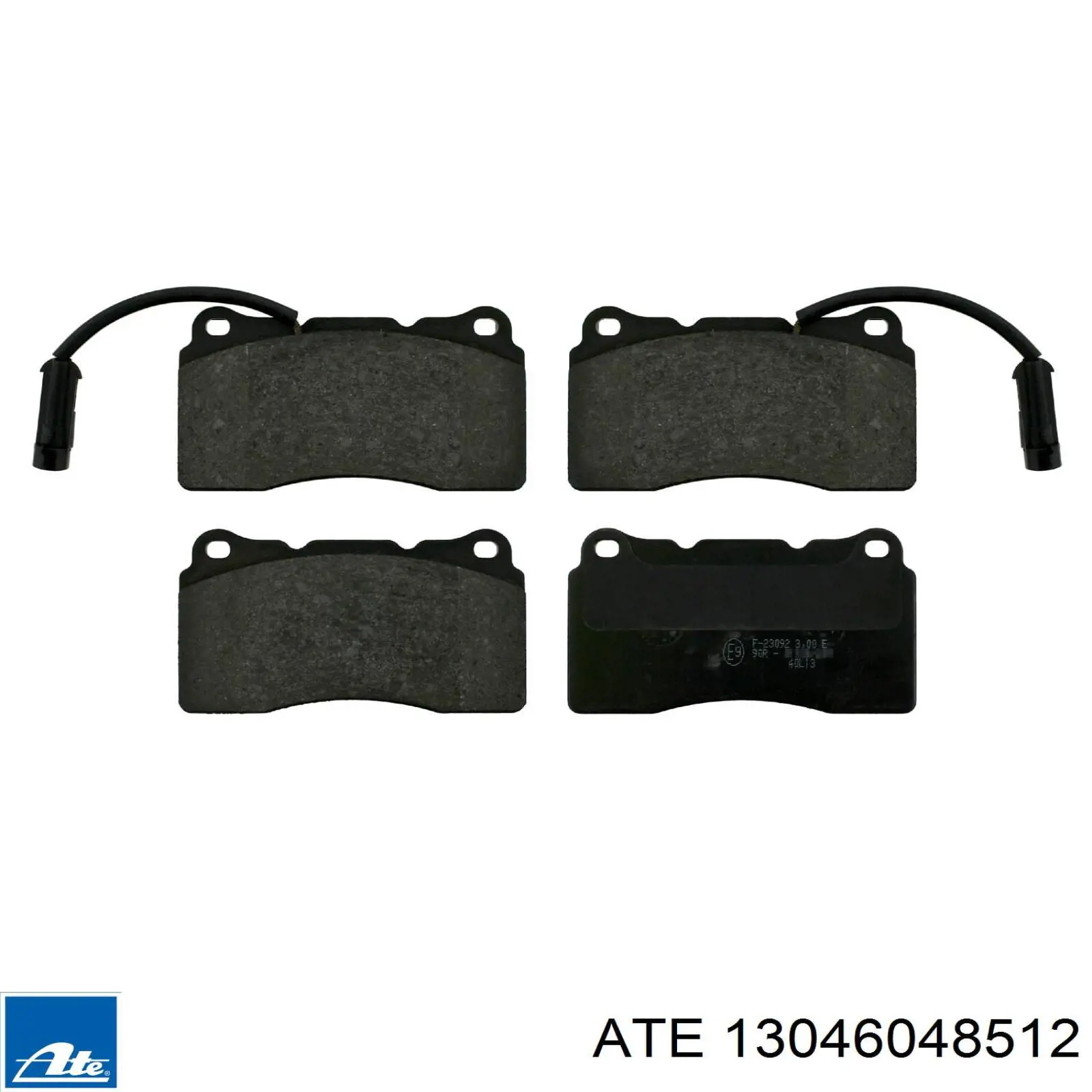 Передние тормозные колодки 13046048512 ATE