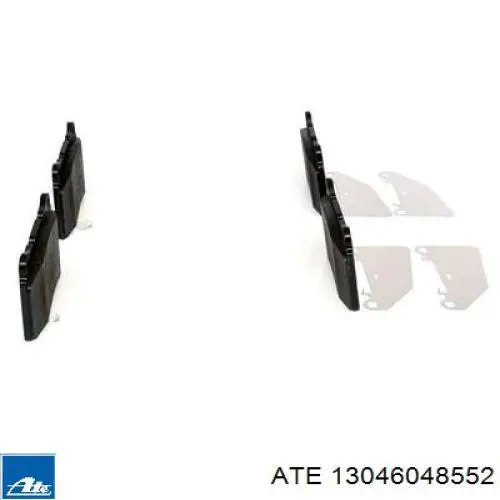 Передние тормозные колодки 13046048552 ATE