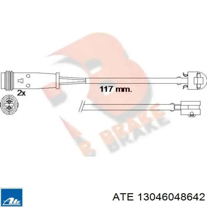 Колодки ATE 13046048642 цена, от 102.66 USD