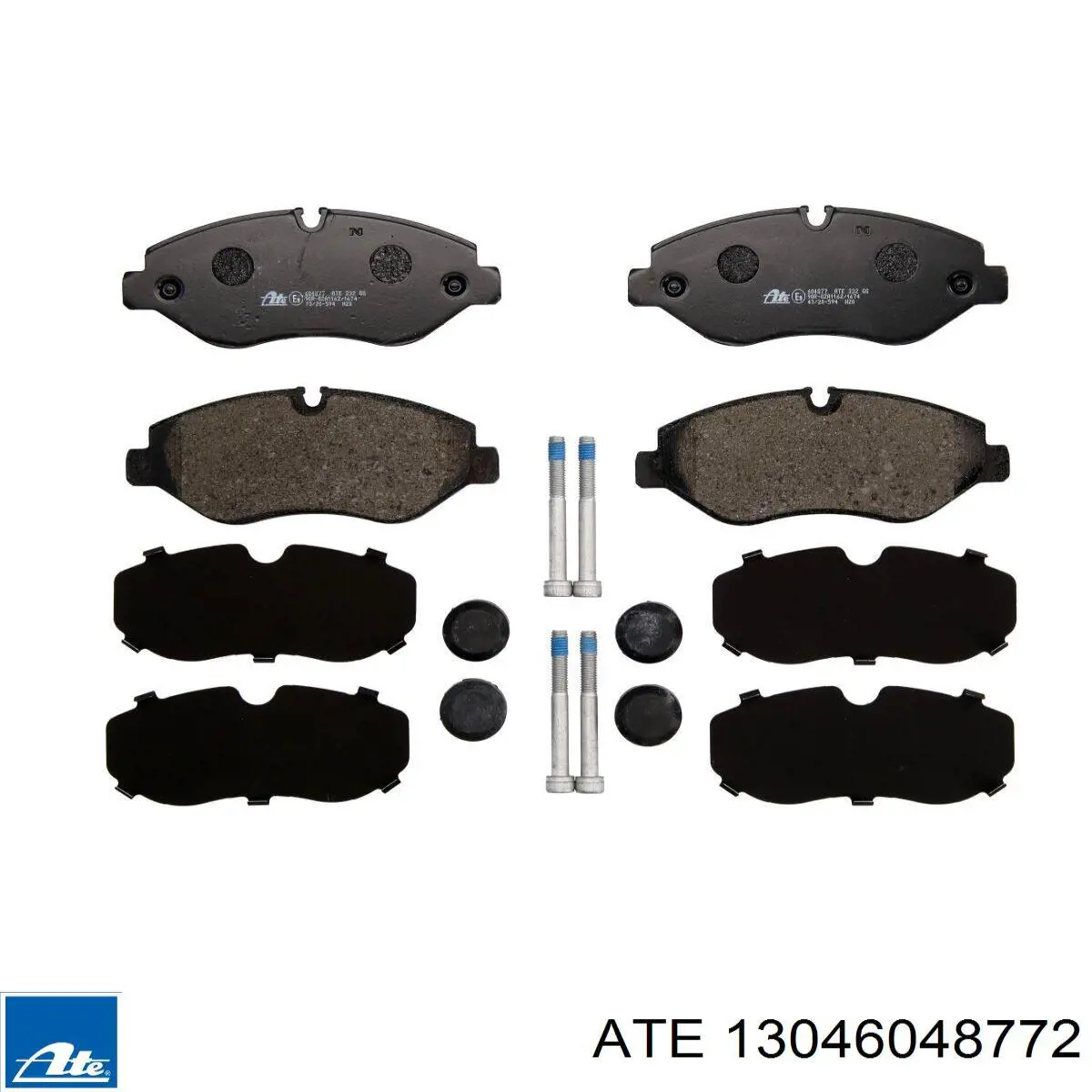 Колодки гальмівні передні, дискові 13046048772 ATE
