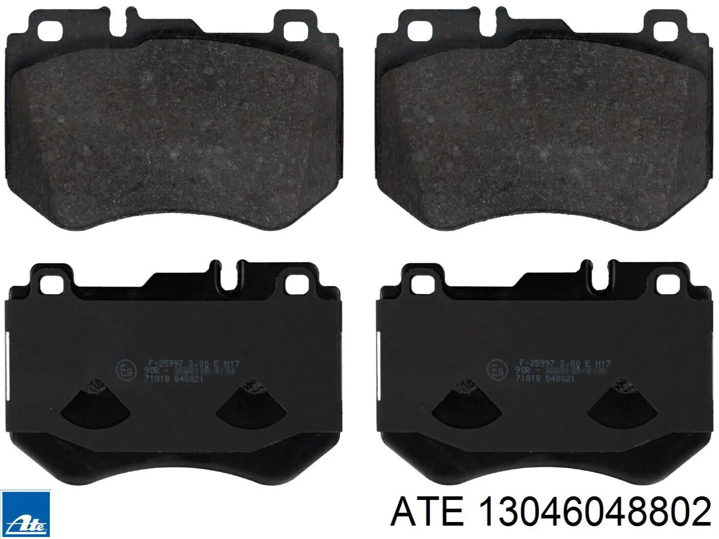 Колодки ATE 13046048802 цена, от 70.69 USD