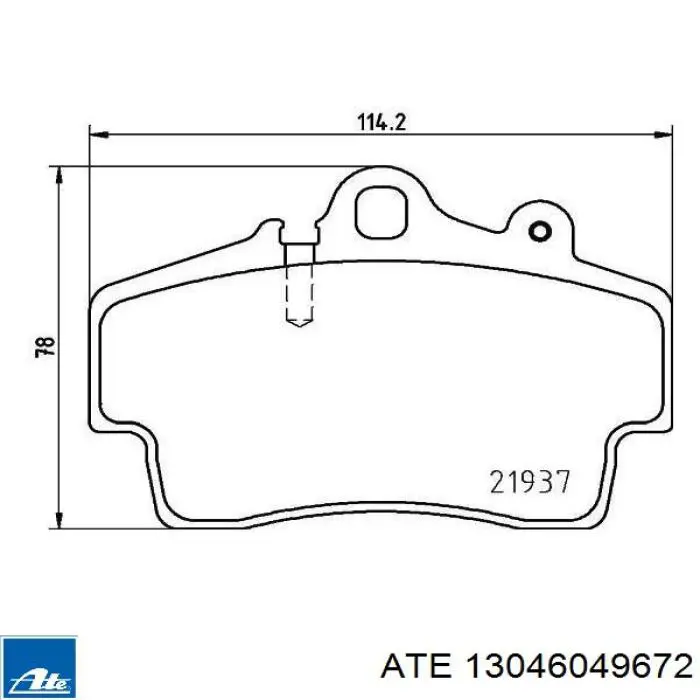 Колодки ATE 13046049672 цена, от 15.52 USD