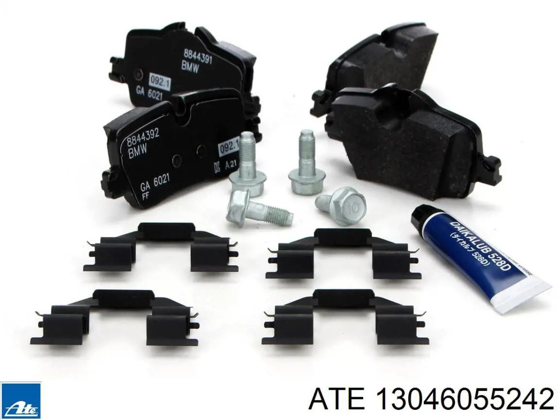 Compre 82212640 Cifam Sapatas do freio traseiras de disco