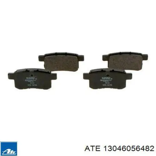 Купить 13046056482 ATE Колодки тормозные задние, дисковые