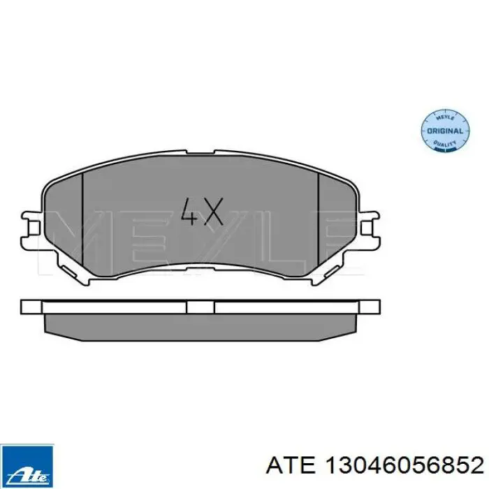 Передние тормозные колодки 13046056852 ATE