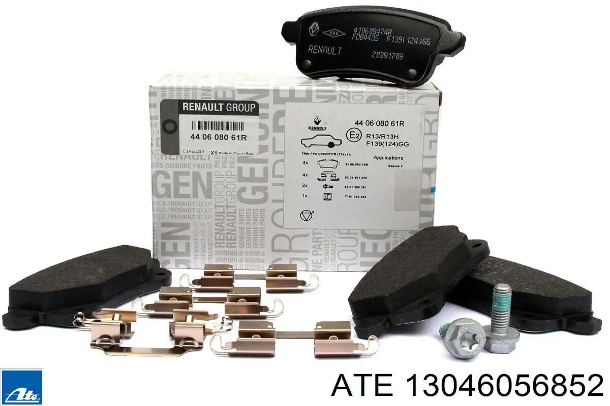 Тормозные колодки ATE 13046056852
