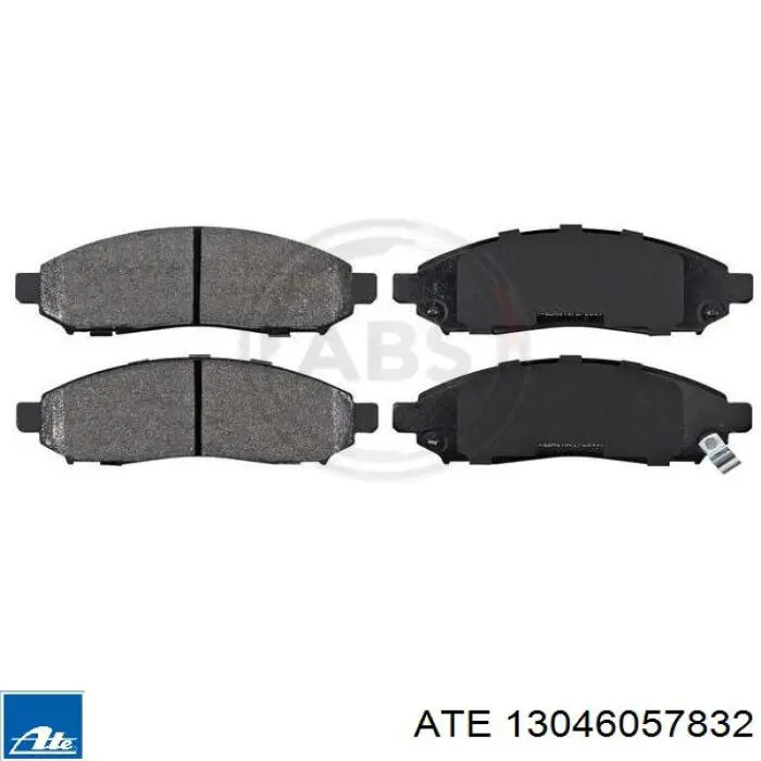 Передние тормозные колодки 13046057832 ATE