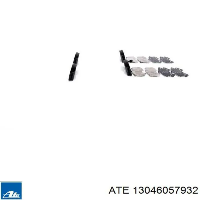 Колодки ATE 13046057932 цена, от 31.67 USD