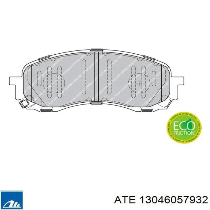 Купить 13046057932 ATE Колодки тормозные