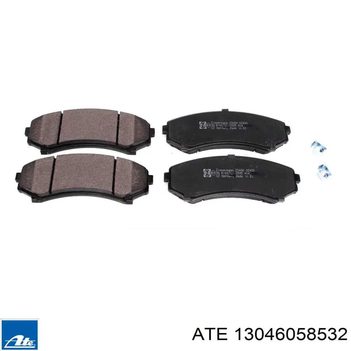 Передние тормозные колодки 13046058532 ATE