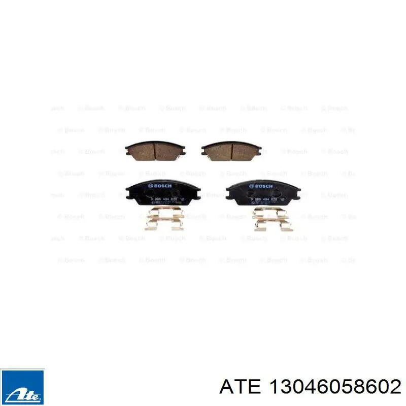 Тормозные колодки ATE 13046058602