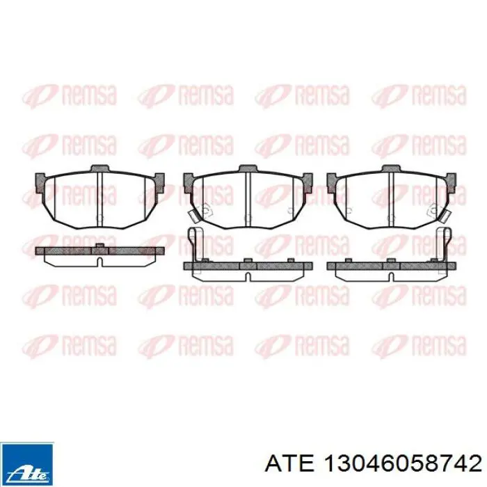 Колодки дисковые  ATE 13046058742 цена, от 13.94 USD