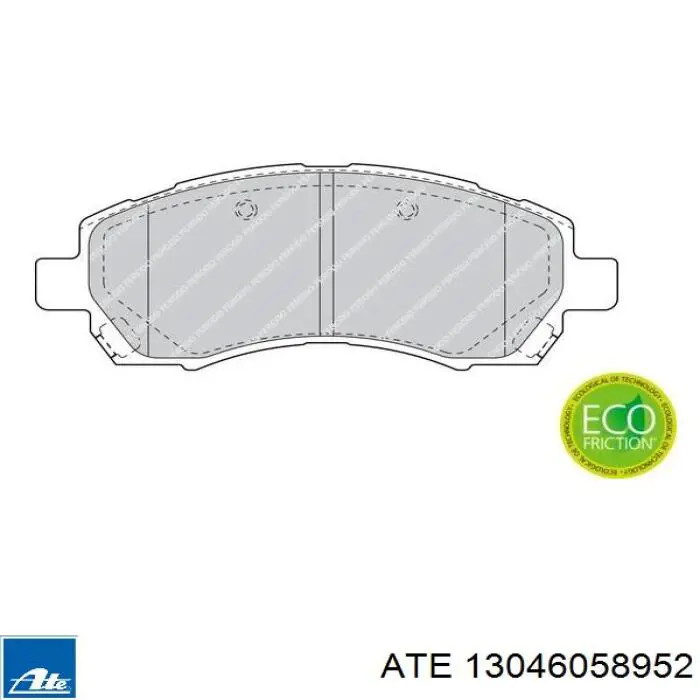 13046058952 ATE Колодки передние