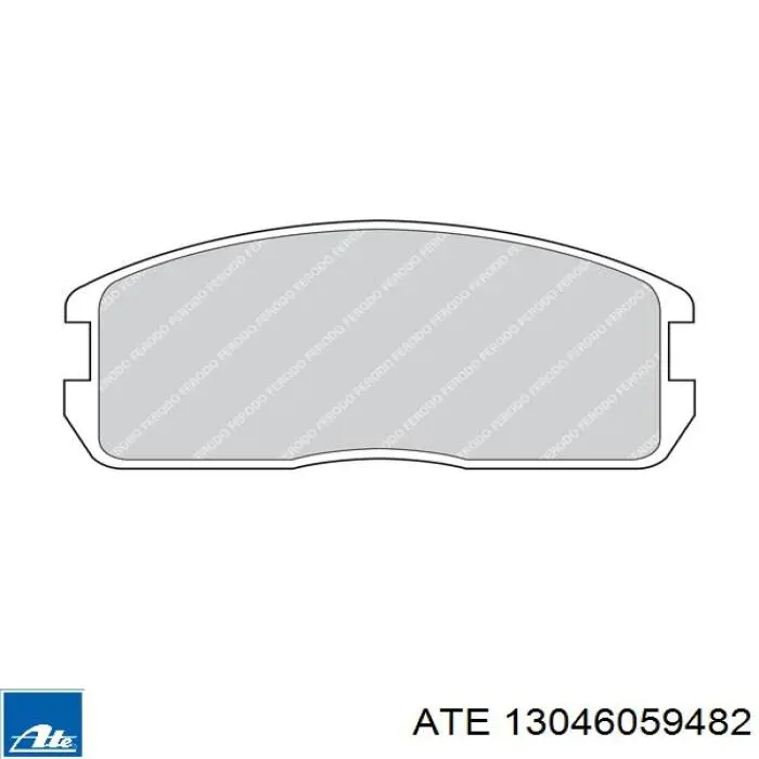 Передние тормозные колодки 13046059482 ATE